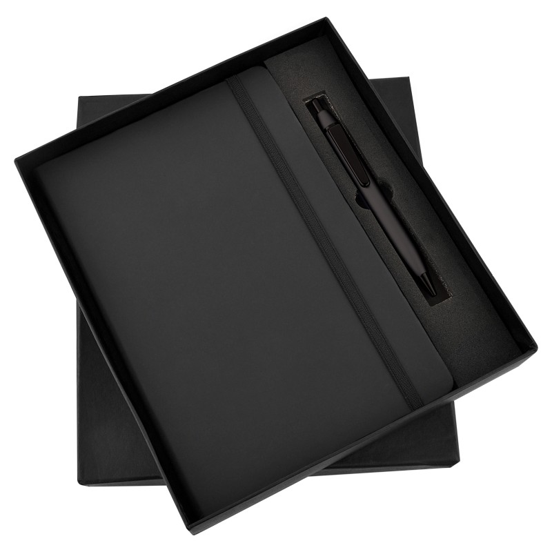 Black Elastic Pen & Diary