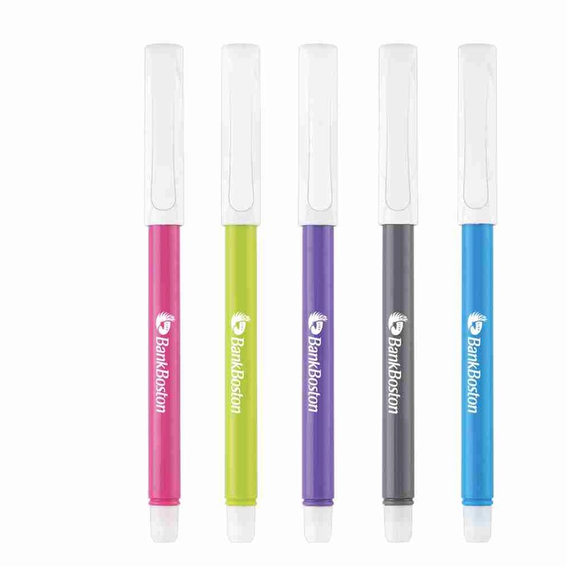 Mix Opac Ball Pen White Cap