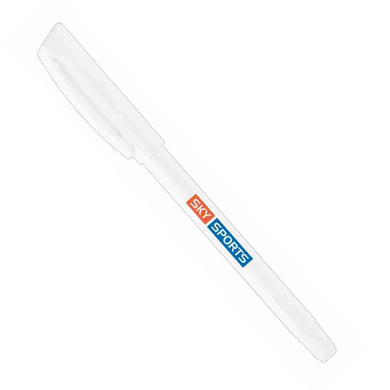 Full White Opac Plastic Ball Pen