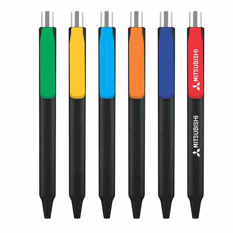 Bk Matt Ball Pen Mix Opac Clip