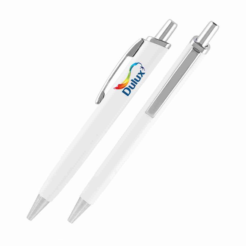 White Opac Poly Jotter Refill Printed Ball Pen