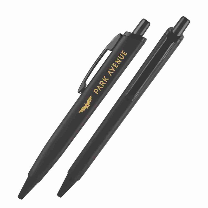 Plastic Square Full Black Ball Pen