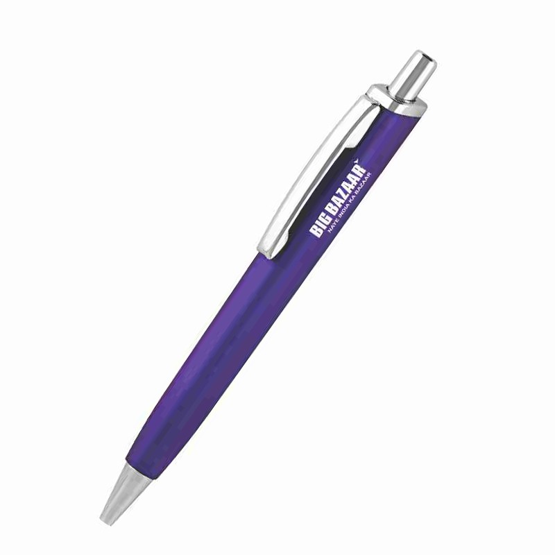 Square Metallic Plastic Ball Pen