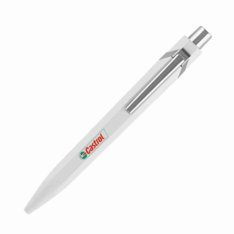 Plastic White Opac Ball Pen