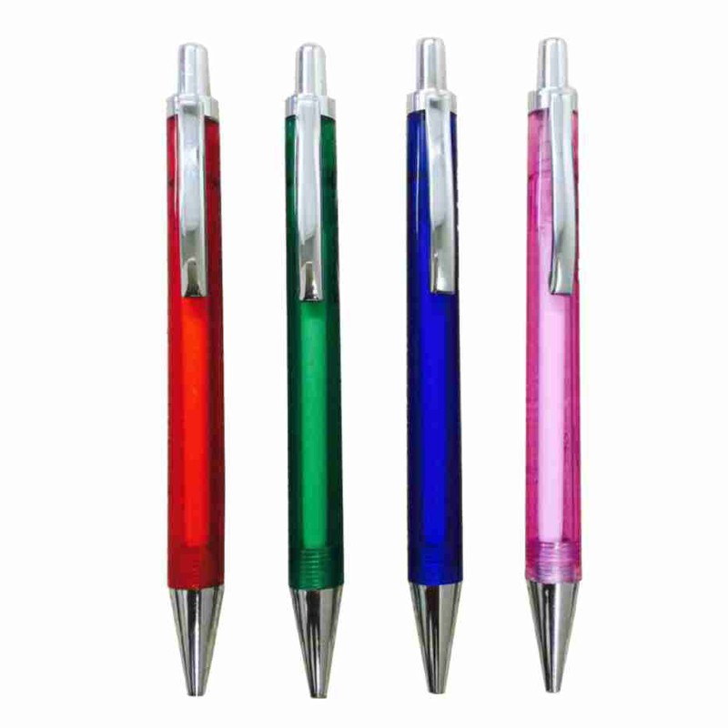 Transparent Ball Pen Chrome Parts