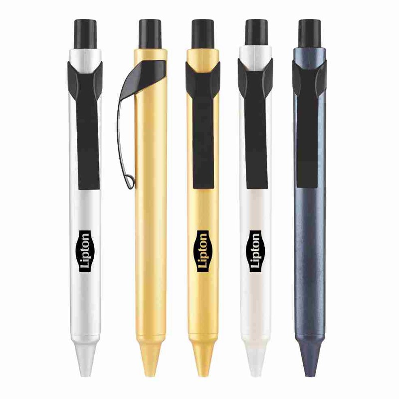 Pearl Color Plastic Ball Pen Black Parts