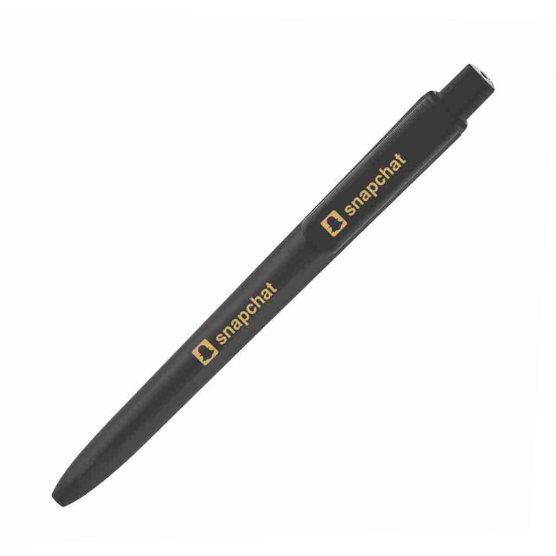 Full Black Plastic Ball Pen 5