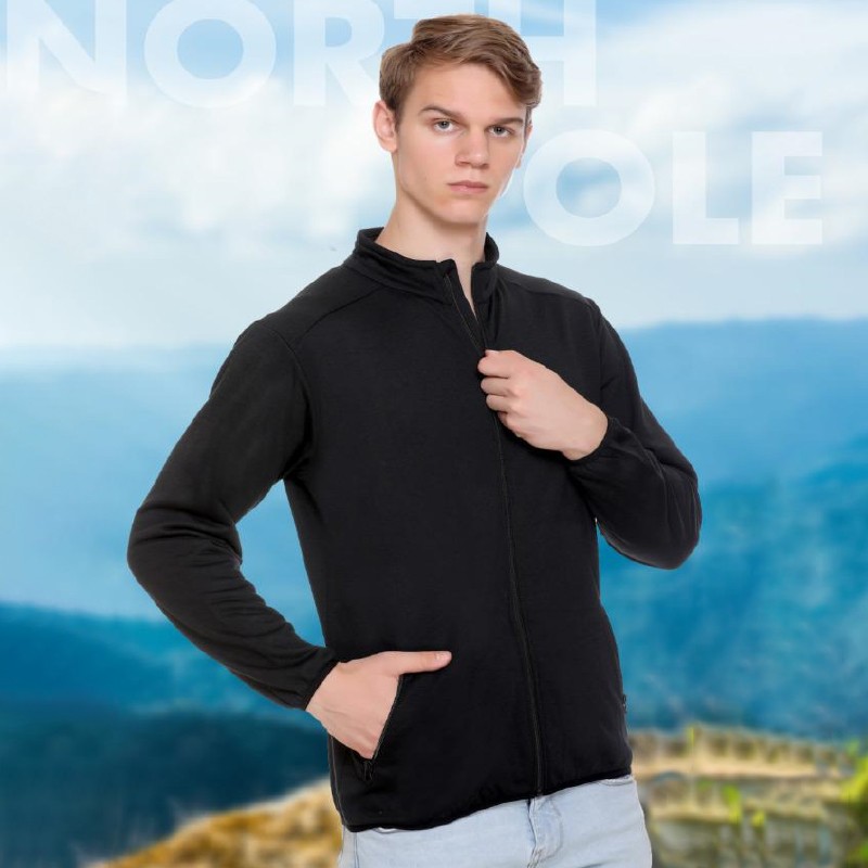 North Pole High Neck Sweatshirt Jacket