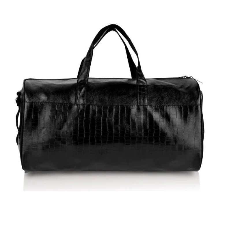 Duffle Bag Croc Black