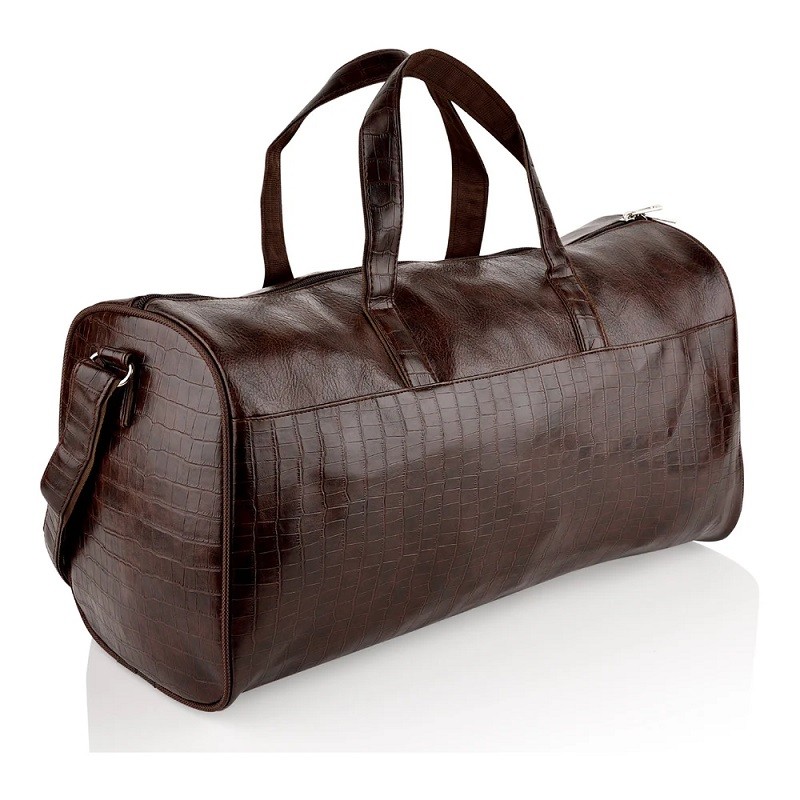 Duffle Bag Croc Brown