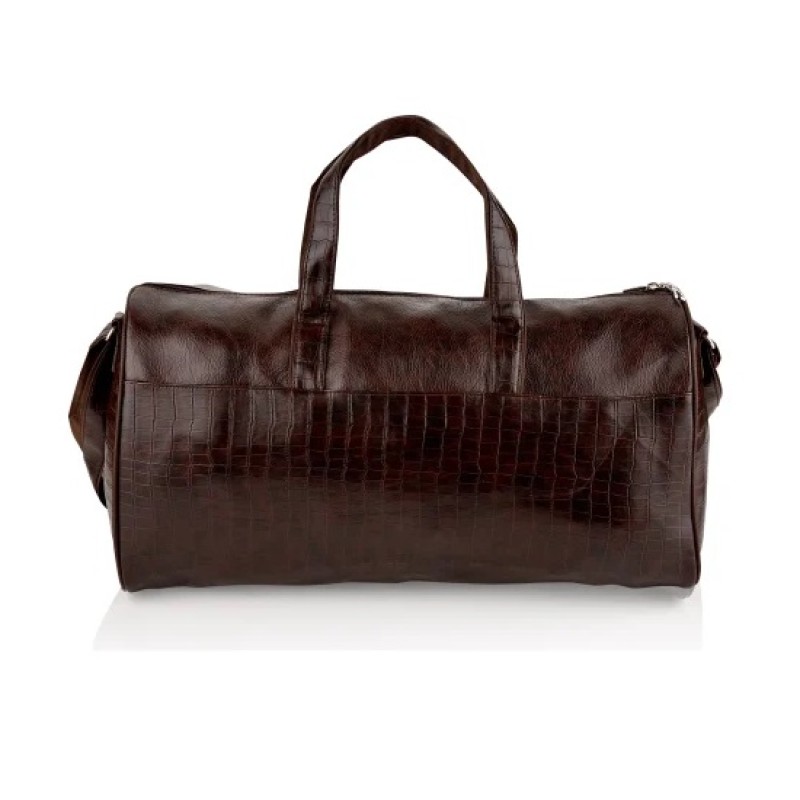 Duffle Bag Croc Brown