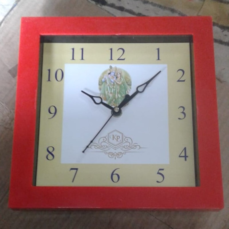 Square Wall Clock (9inch x9 inch)