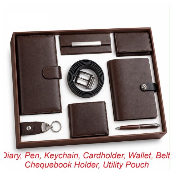 Diary, Pen, Keychain, Cardholder, Wallet, Belt, Chequebook Holder, Utility Pouch