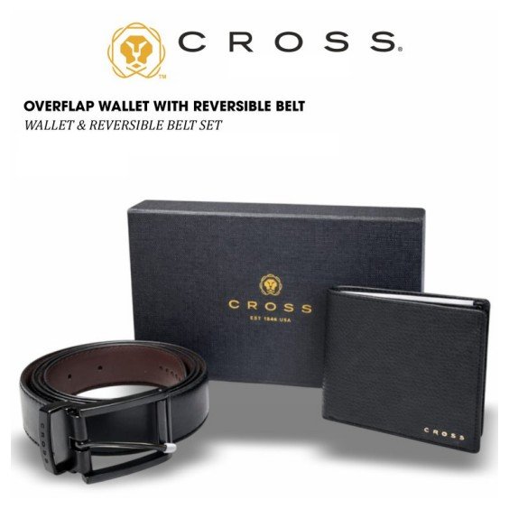 Overlap Wallet + Reversible Belt