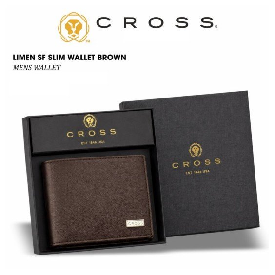 Limen SF Slim Wallet Brown