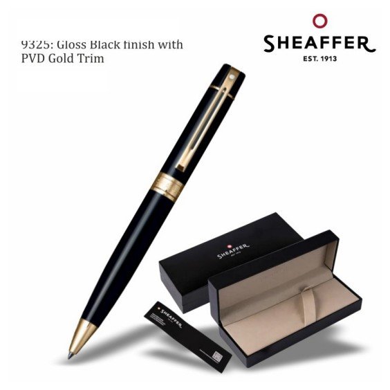 Sheaffer 300 9325 BP Glossy Blk Gold