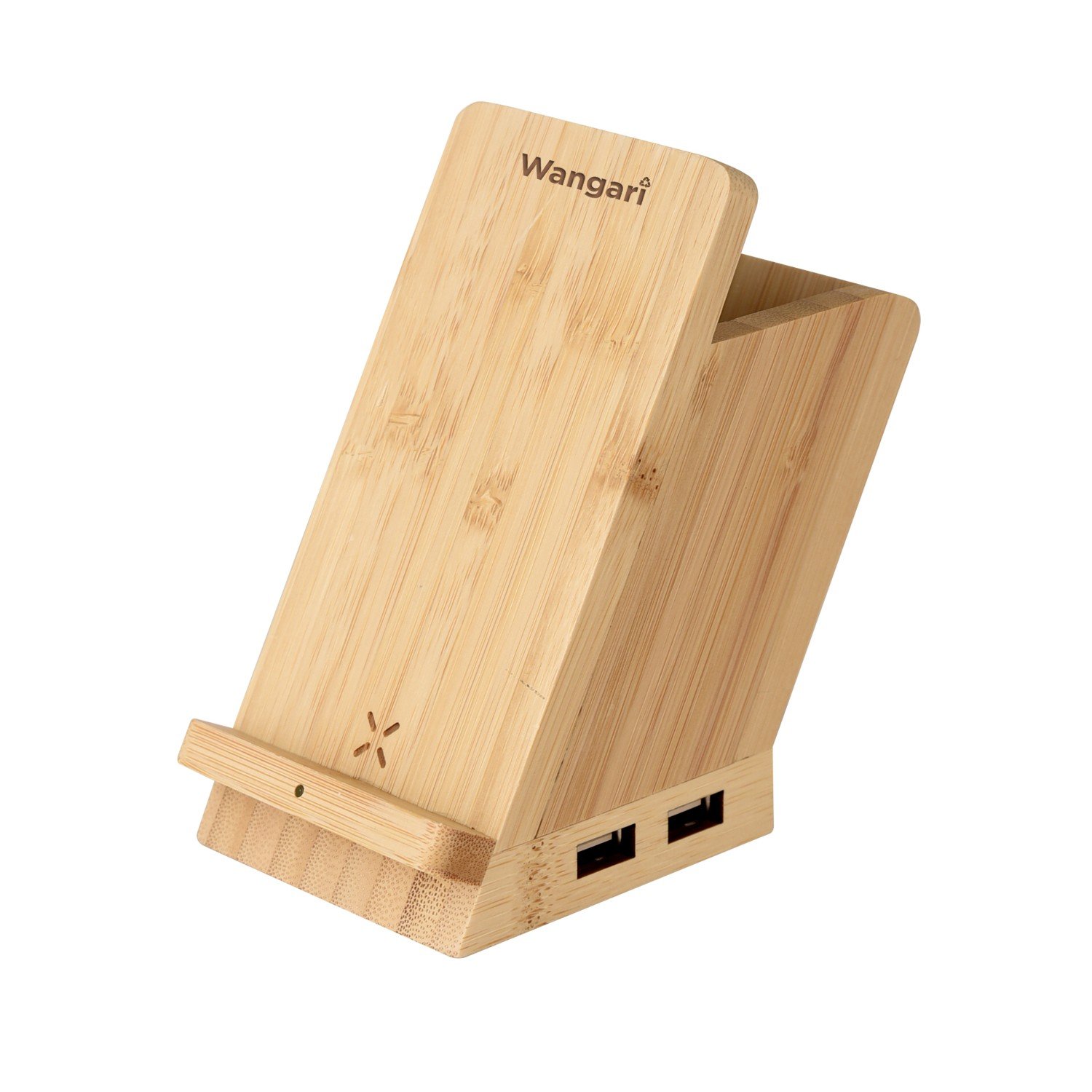 Wangari Maple 15W Wireless Charger & Pen Stand