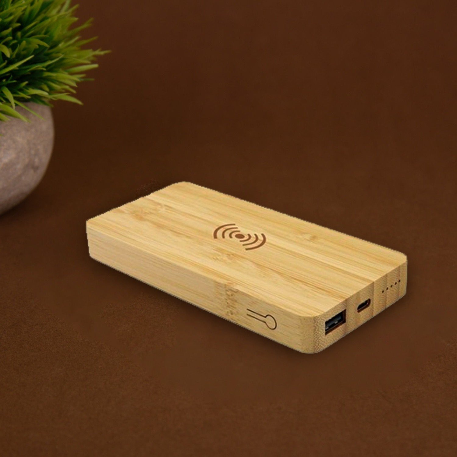 Wangari Aspen Pro 10000mAh Bamboo Power Bank