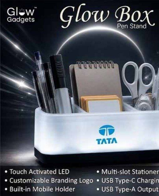 Glow Gadgets Glow Box Illuminated Pen Stand
