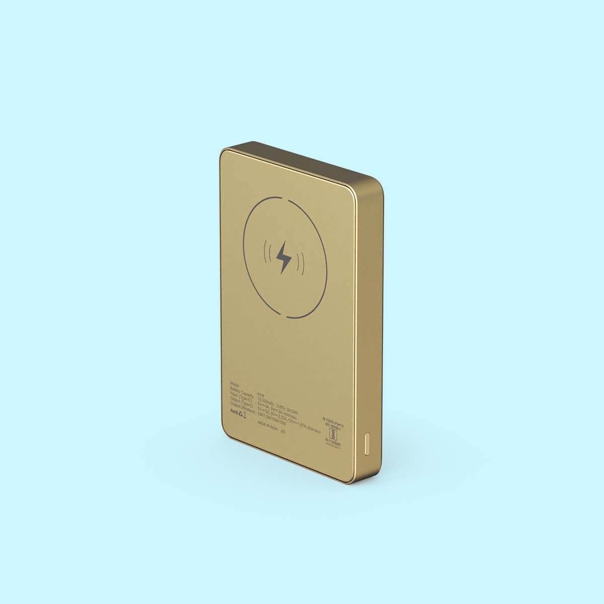 Stuffcool Aura 10000mAh Power Bank - Gold / Silver