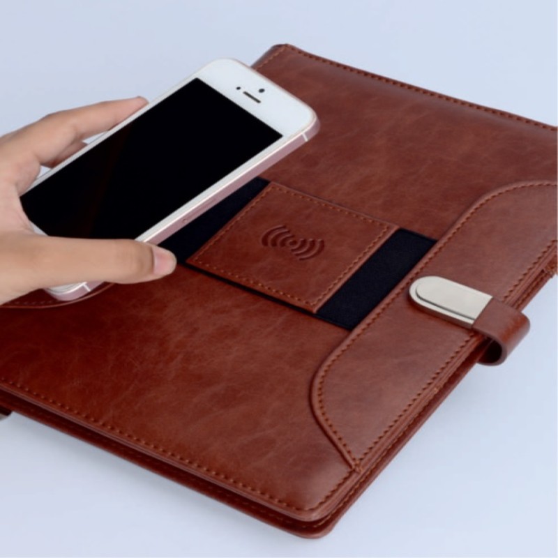 A-5 Size Wireless Powerbank Folder