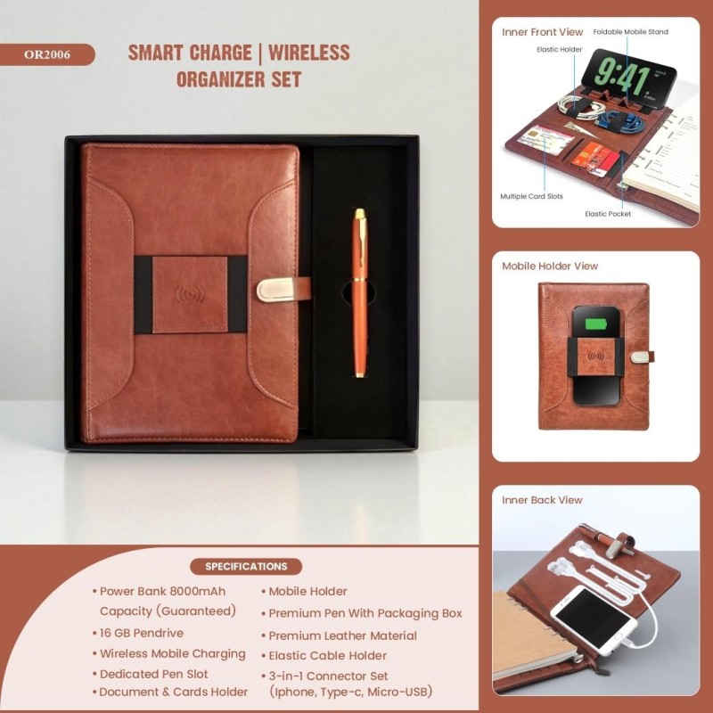 Smart Charge | Wireless Organizer Set