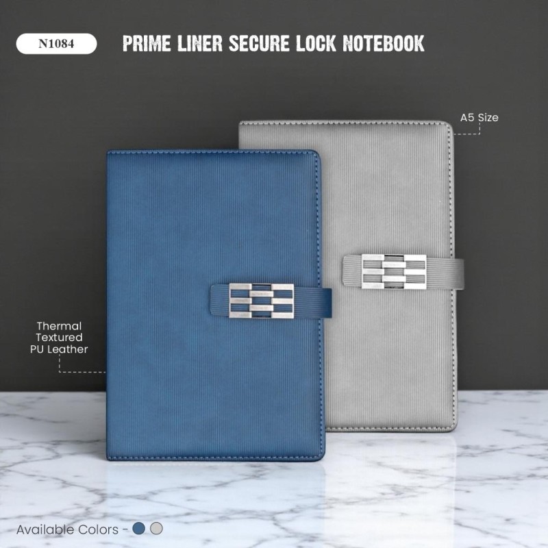 Prime Liner Secure Lock Notebook