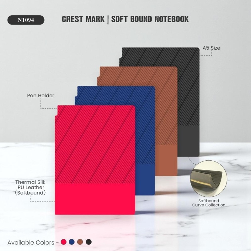 Crest Mark | Soft Bound Notebook