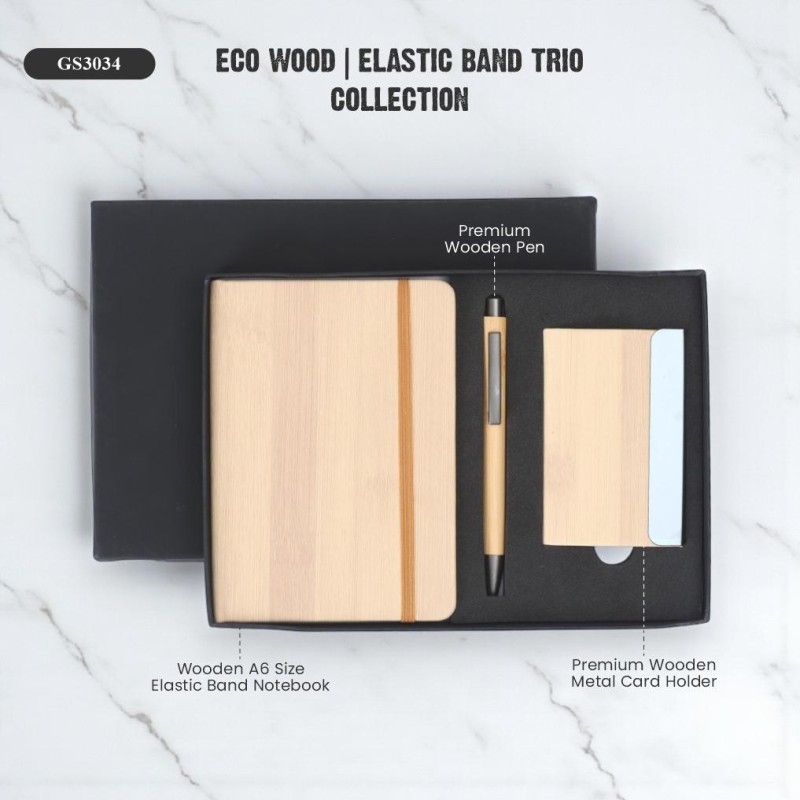 Eco Wood | Elastic Band Trio Collection