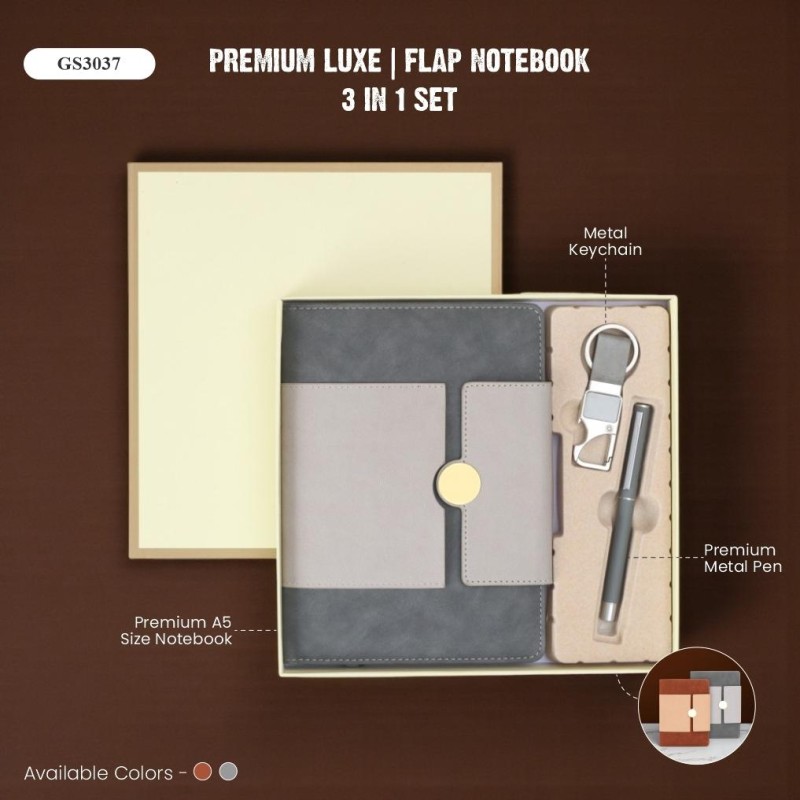 Premium Luxe | Flap Notebook 3 in 1 Set