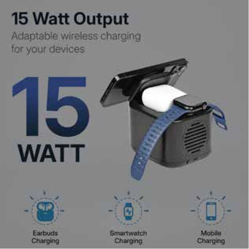 Ignite 3 in 1 Wireless Charger & Bluetooth Speaker