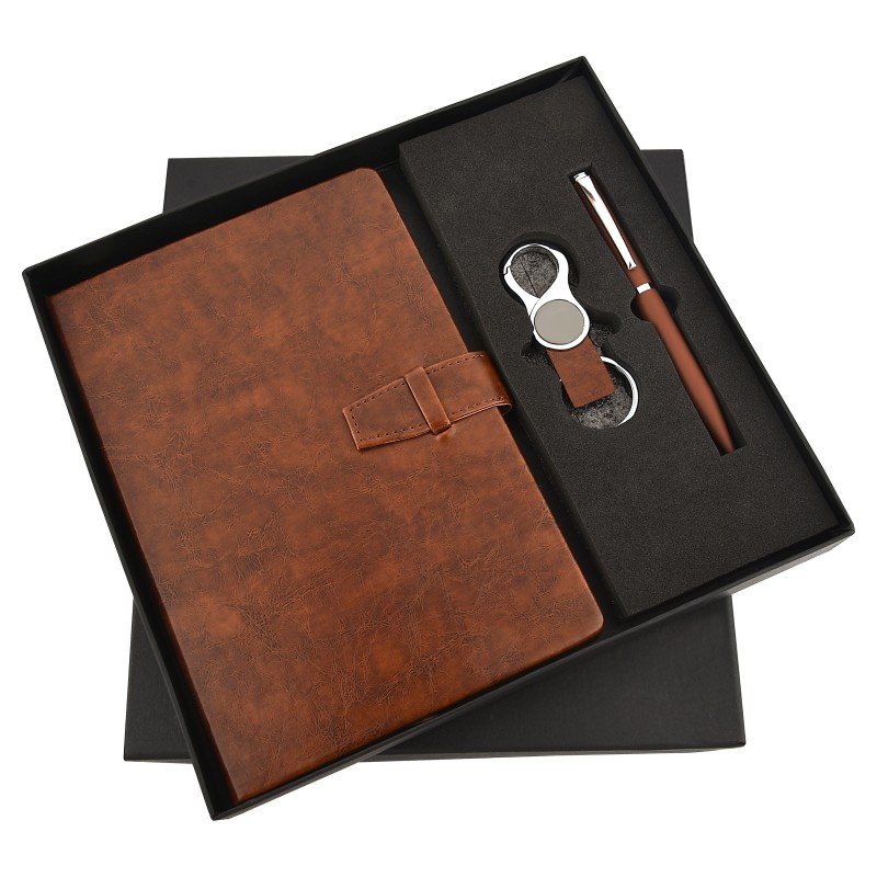 Gift365 diary, pen and keychain gift set